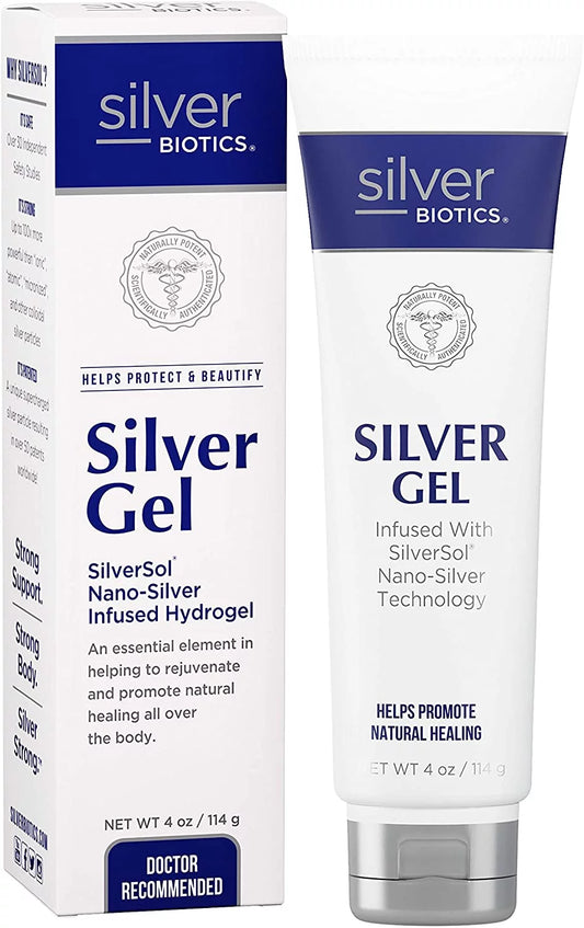 & 2) Care Gel Biotics oz Biotech (Pack Ultimate 4 Skin Silver Body Labs of American Silver