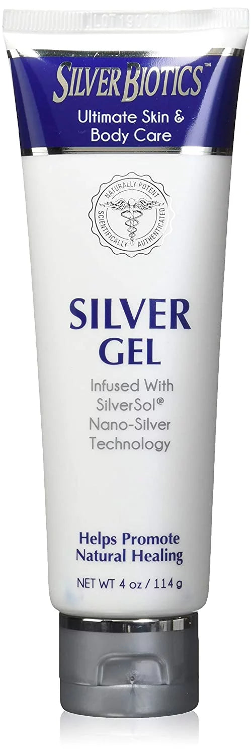 & 2) Care Gel Biotics oz Biotech (Pack Ultimate 4 Skin Silver Body Labs of American Silver